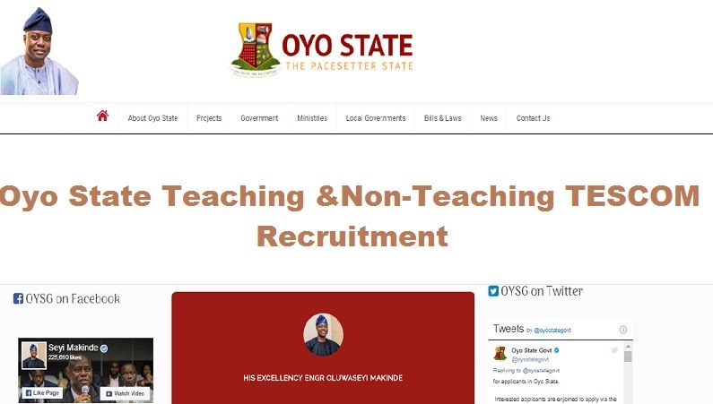 Oyo State Teachers Recruitment