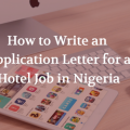 How to Write An Application Letter For a Hotel Job