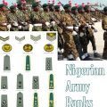 Nigerian Army Ranks and Salary